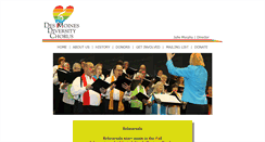 Desktop Screenshot of desmoinesdiversitychorus.org